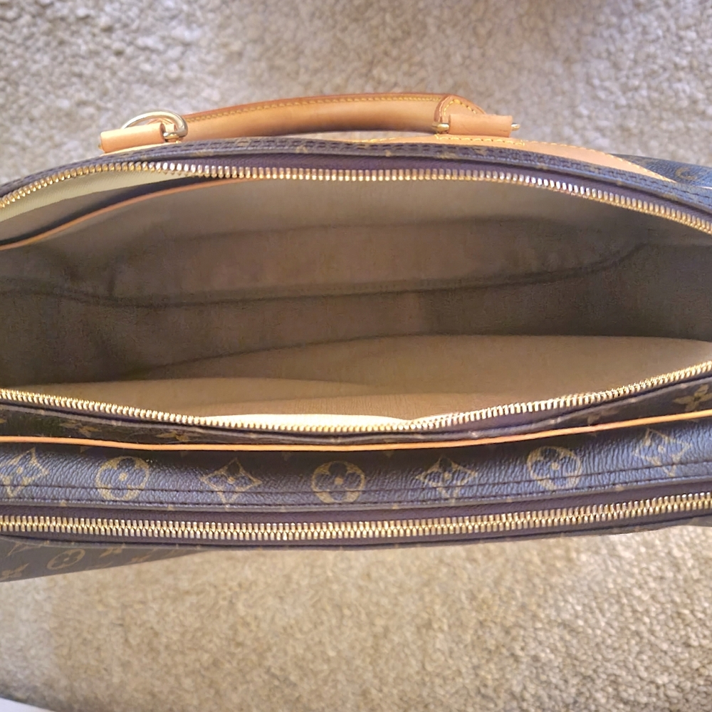 Louis Vuitton Alize 24 hrs bag Vintage Brown/tan - Picture 6 of 10